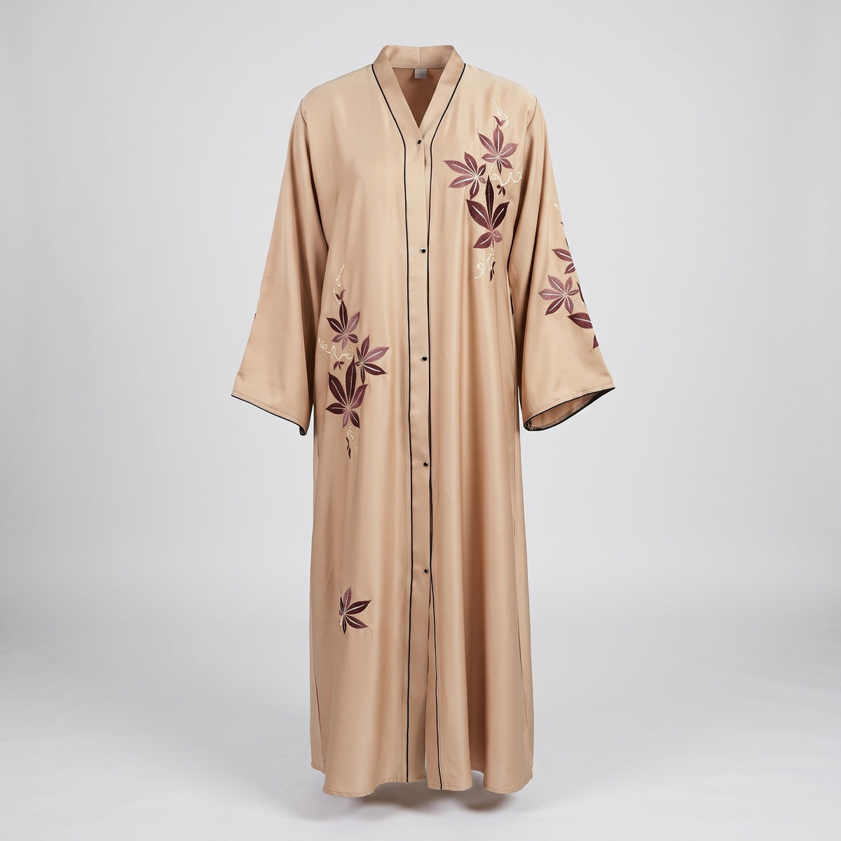 Elegant Brown & Caramel Abaya for Women & Girls